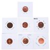 Image 2 : Grouping - 7 Canada One Cent Coins