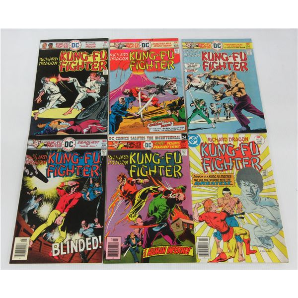 DC Comics Richard Dragon Kung-Fu Fighter 25 Cent and 30 Cent Comic Lot of 6