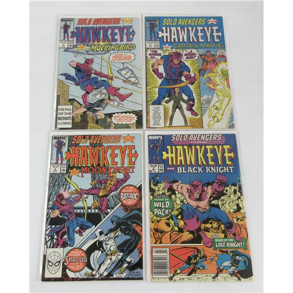 Marvel Comics Solo Avengers Starring Hawkeye Comic Lot of 8