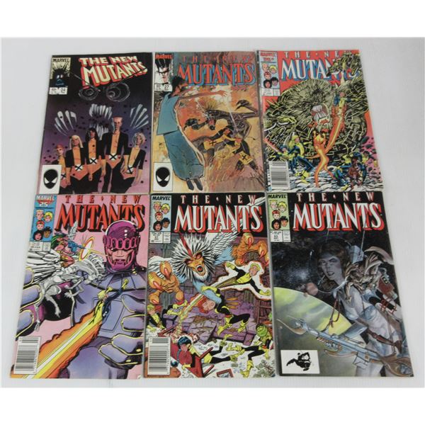Marvel Comics The New Mutants Comic Lot of 6