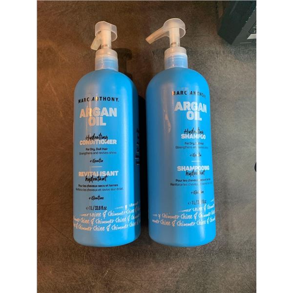 Marc Anthony Argan oil hydrating shampoo and conditioner