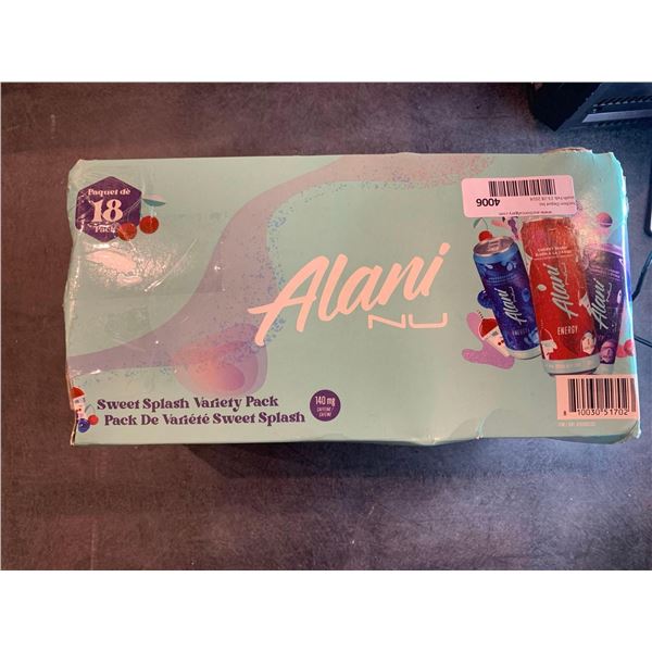 Alani Nu energy drink sweet splash variety pack 18x355ml