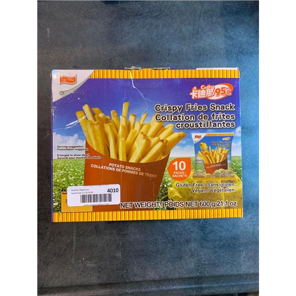 Crispy fries potato snacks 10x600g