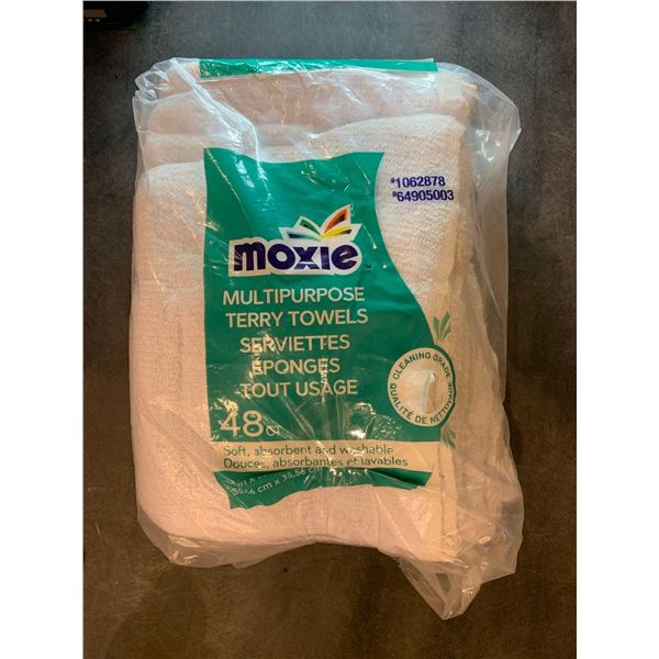 Moxie multipurpose terry towels, pack of 48 towels
