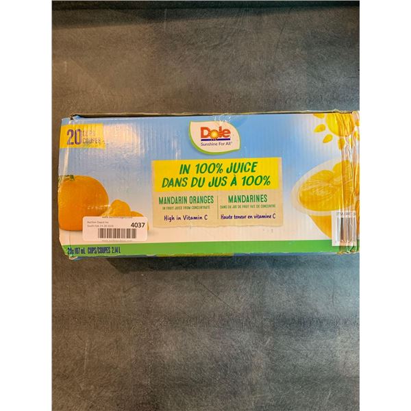 Dole mandarin orange slices in fruit juice 20x107ml