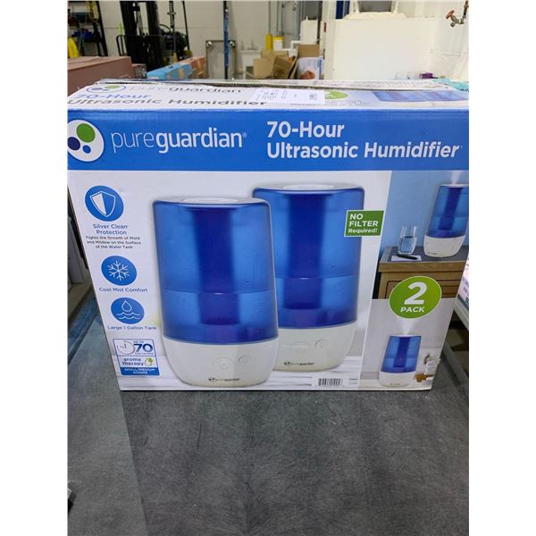 Pure guardian ultrasonic humidifier pack of 2