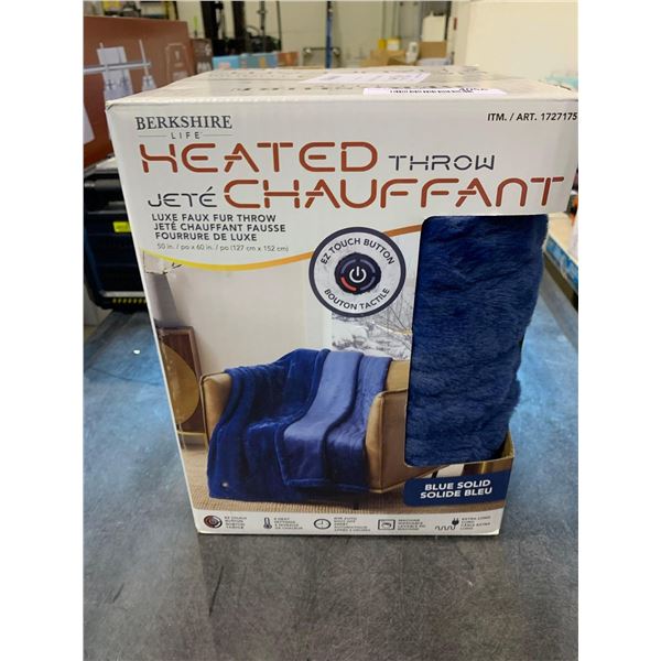 Berkshire life heater throw blanket