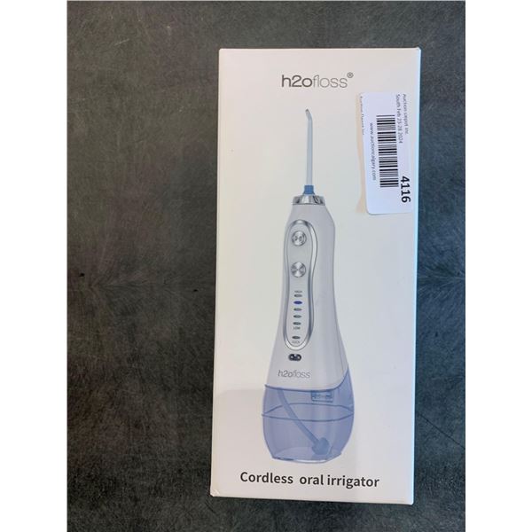 H20 floss cordless oral irrigator / cordless flosser