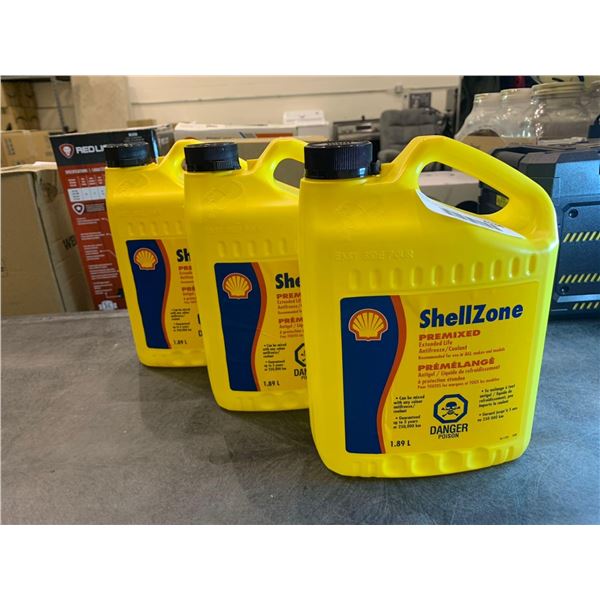 Shell zone premixed extended life antifreeze, 3x1.89L