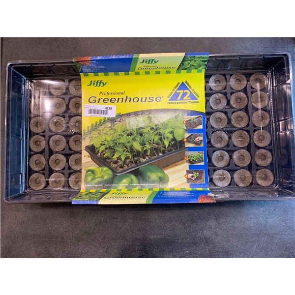 Jiffy professional greenhouse planter, grows 72 plants, lot of 2