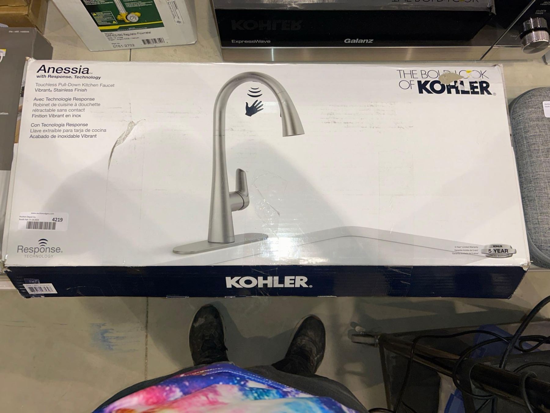 Kohler "Anessia" kitchen faucet with touch smart technology