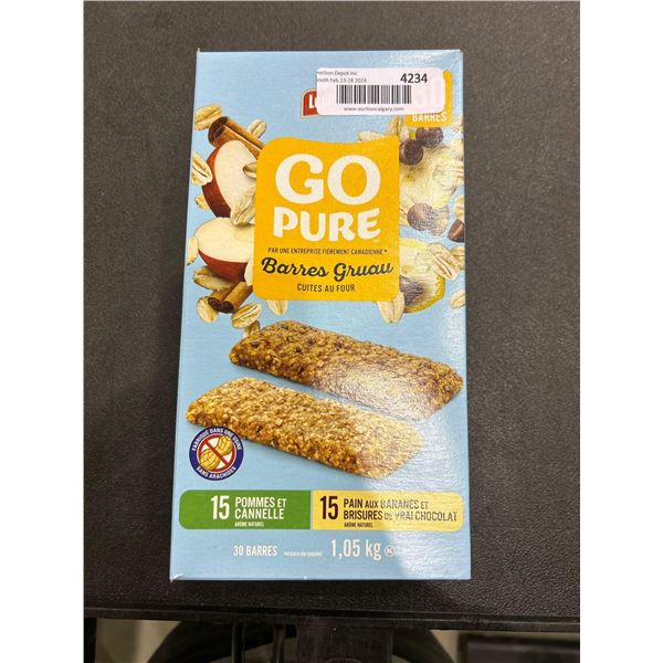 Leclerc go pure oatmeal bars, 30x35g