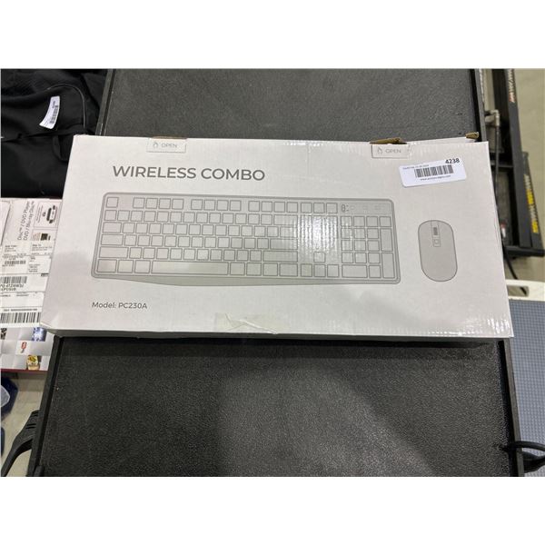 Wireless keyboard and mouse combo pack