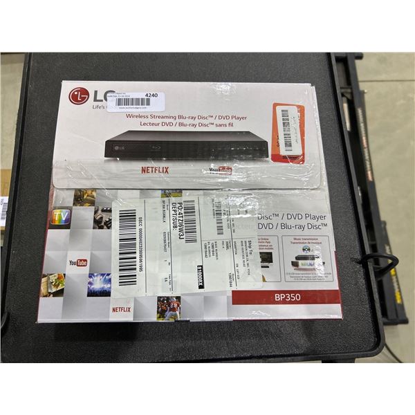 LG wireless streaming / blu-ray disc/ dvd player