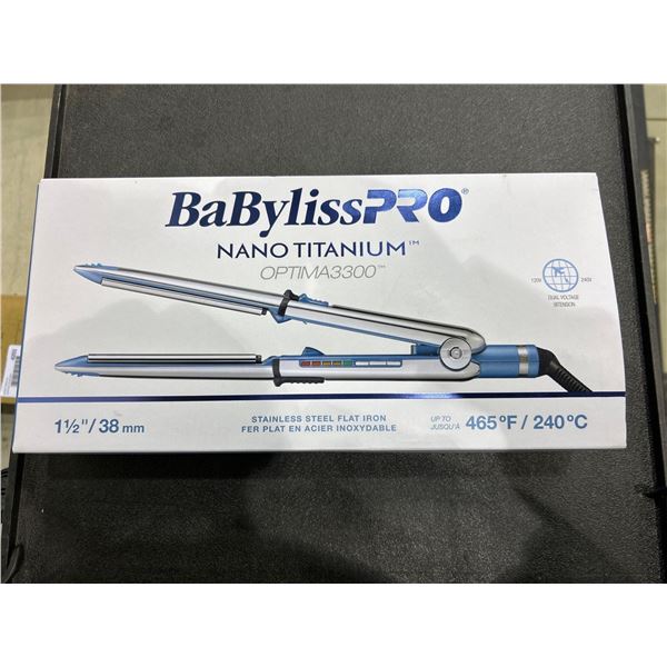 Babyliss pro nano titanium optima 3300 flat iron
