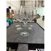 Image 1 : Lot of 6 stemmed plastic wine glasses, 19 ounce capacity