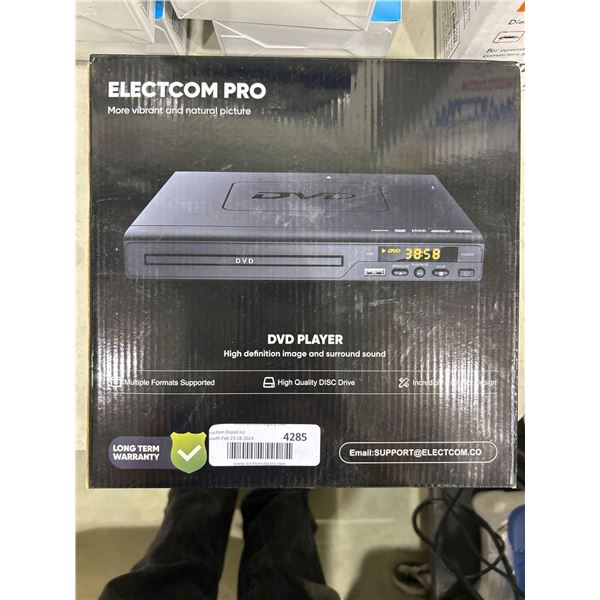 Electcom pro high definition dvd player