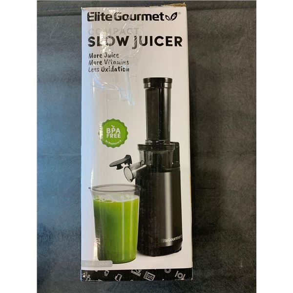 Elite Gourmet slow juicer