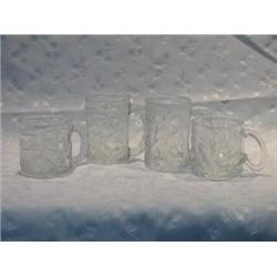 BATMAN FOREVER MOVIE EMBOSSED GLASSES SET LOT