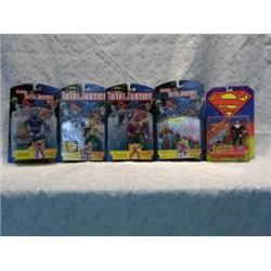 DC TOTAL JUSTICE ACTION FIGURES w/ SUPERMAN BONUS