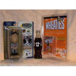 CAL RIPKEN COKE BOTTLE, WHEATIES + BOBBLEHEAD LOT