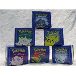 6 POKEMON 23K GOLD-PLATED TRADING CARDS SET