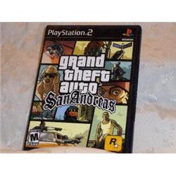 GRAND THEFT AUTO SAN ANDREAS PLAY STATION 2 GAME