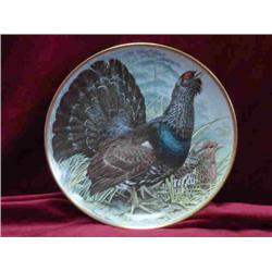 FRANKLIN 1979 PORCELAIN PLATE "CAPERCAILLIE"