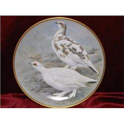FRANKLIN 1979 PORCELAIN PLATE "PTARMIGAN"