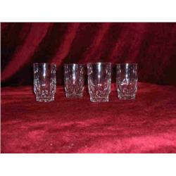 FOUR FRENCH GLASSES
