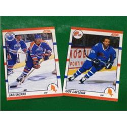 SCORE CARDS - JARI KURRI & GUY LAFLEUR
