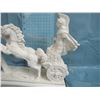 Image 4 : Roman style figurine  Gladiator in Chariot with horses marble base -- Marked " L. Toni "