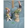 Image 1 : Set of ceramic cockatoo birds marked Italy larger one has slight chip on tail