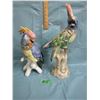 Image 1 : Set of ceramic cockatoo birds marked Italy larger one has slight chip on tail