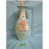 Decorative ceramic vase flower motif