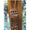 Image 33 : Victorian ornate serpentine curved front China Cabinet with Griffin's head carvings and Lions paw fe