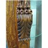 Image 36 : Victorian ornate serpentine curved front China Cabinet with Griffin's head carvings and Lions paw fe