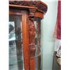 Image 5 : Victorian ornate serpentine curved front China Cabinet with Griffin's head carvings and Lions paw fe