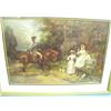 Image 2 : framed art print , " In a meeting by a style " , by artist Heywood Hardy