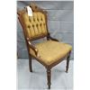 Image 1 : Victorian style ladies chair wooden framed , button back tufting