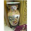 Oriental Vase --  36 inches high with wood base