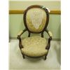 Victorian style parlor armchair