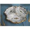 Image 4 : Vintage Rosenthal fine China made in Germany three compartment dish - Gold trimmed ,  And serving fo