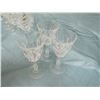 Image 5 : Assorted cut glass wine goblets