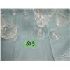 Image 9 : Assorted cut glass wine goblets