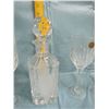 Image 2 : Crystal decanter And 9 "Cristal d'Arques" crystal glasseg from France