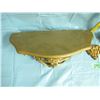 Image 2 : Ornate wall candlelabra, small shelf and small sconce - resin