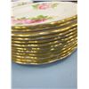 Image 6 : table dinnerware - rose themed - assorted patterns and makers