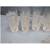 Image 2 : Pinwheel Crystal Glasses assorted patterns , glass napkin holder