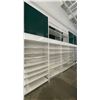 Image 1 : Row of 5 - 7 tier retail shelves (approx. 242in W 148in H 26in D - excellent condition) BIDDERS ARE 